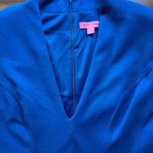 New Betsey Johnson Electric Blue Dress